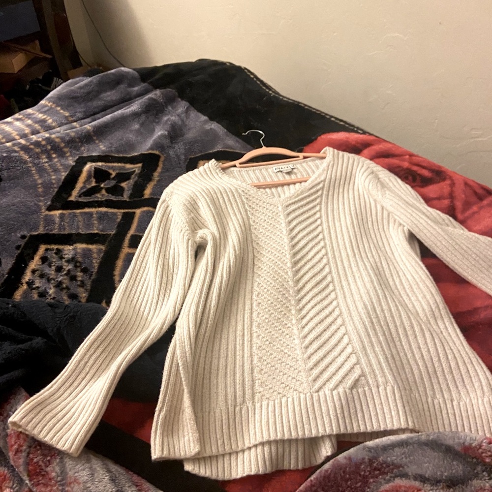Long heavy sweater